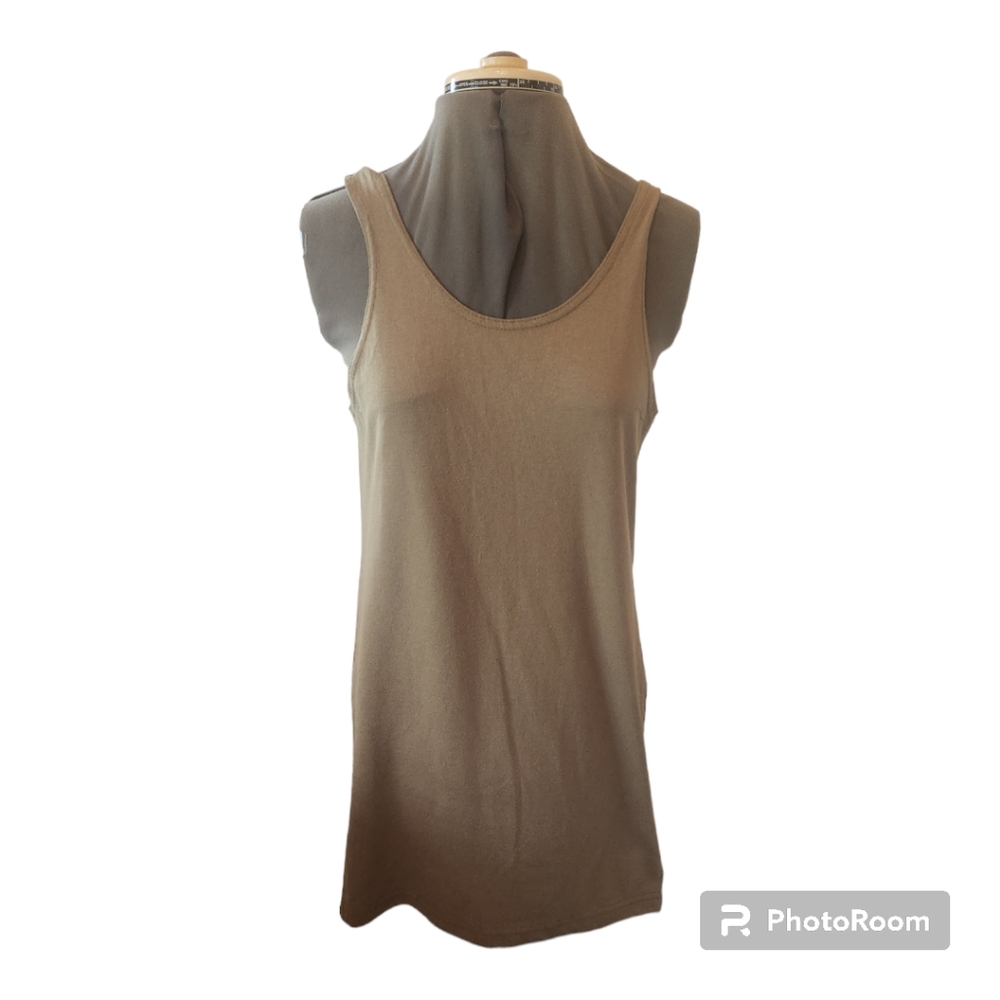 Sun Streak Woman's Olive Beach Coverup